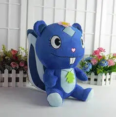 Happy Tree Friends Plush Dolls Nutty Flippy Handy Petunia Flaky Lifty Shifty Sniffles Giggles HTF Figure Toys 40cm Pillow - Eloy Royal