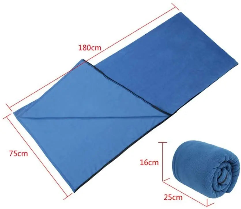 Ultra-light Polar Fleece Sleeping Bag for Outdoor Camping Tent Bed use,Travel Warm Sleeping Bag Liner - Eloy Royal