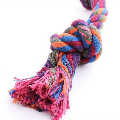 Dog Bite Rope Toys Pet Grind Tooth Toys Cotton Rope Material Harmless Dogs Tooth Cleaning Toys Pet Dog Rope Toys - Eloy Royal