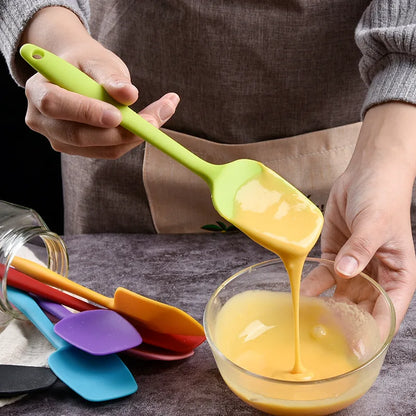 Kitchen Silicone Cream Butter Cake Spatula Mixing Batter Pastry Scraper Brush Butter Mixer Cake Brushes Baking Tool Kitchenware - Eloy Royal