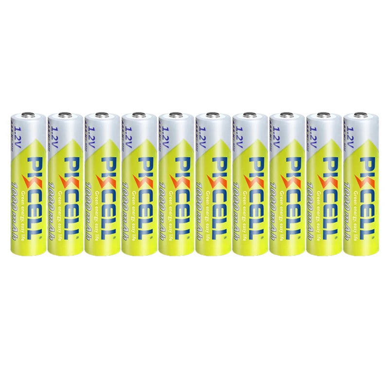 10PCS PKCELL 1.2v NI-MH AAA Battery 3A 1000MAH AAA Rechargeable Battery aaa nimh battery batteries rechargea for flashlight toys - Eloy Royal