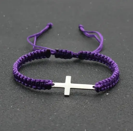 Rope Cross Bracelet - Eloy Royal