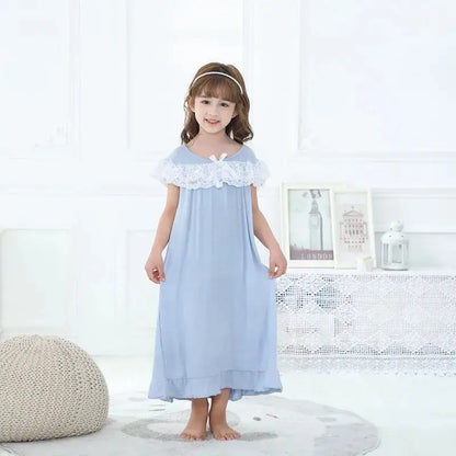 Girls Short Sleeve Pajama Dress - Eloy Royal