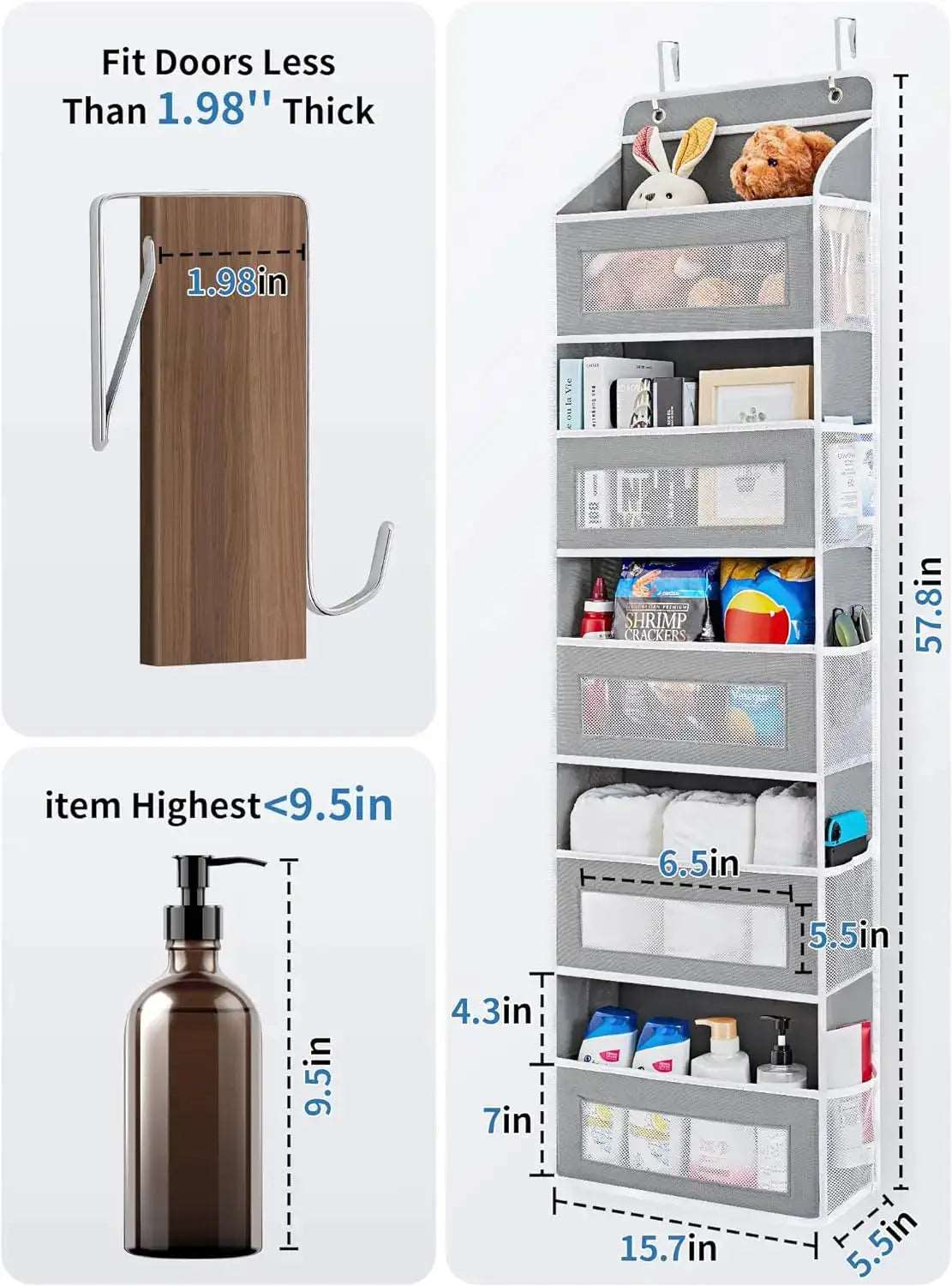 SpaceWise Deluxe Door Organizer