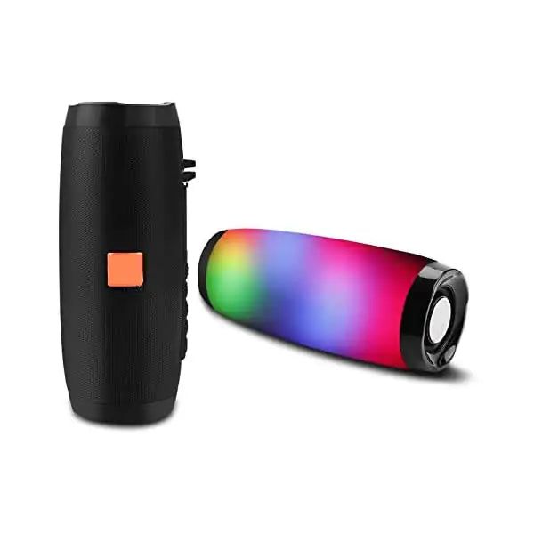 Rainbow LED Bluetooth Speakers In Vibrant Colors BLACK