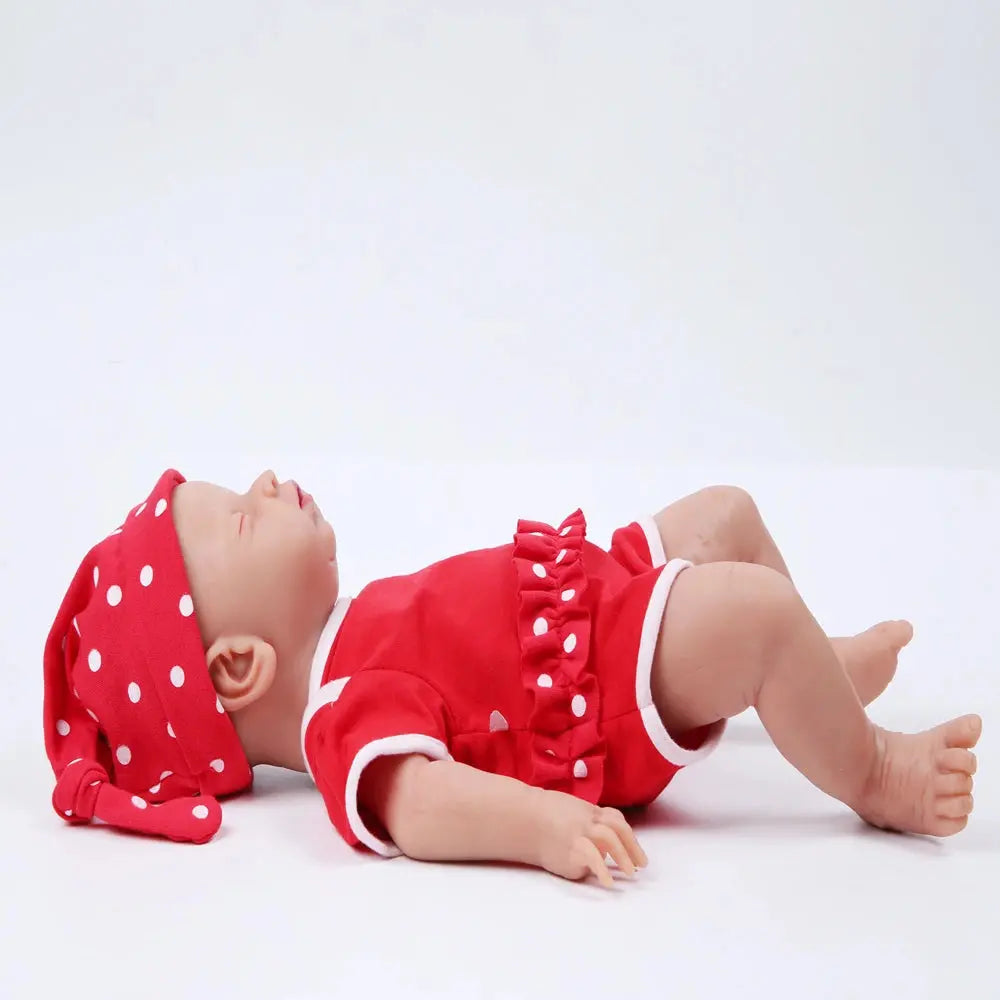 IVITA WG1514 18inch 2972g Silicone Soft Realistic Bebe Reborn Baby Doll Similar Real Girl Eyes Closed Juguetes Toys for Children - Eloy Royal