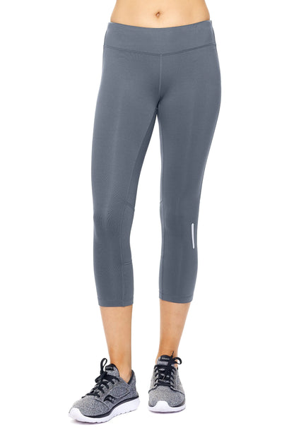 Women's Mid-Rise Zip Pocket Capri Leggings