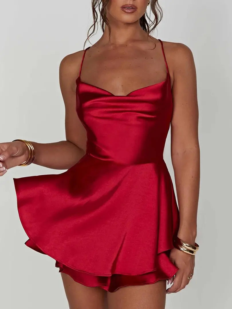 Satin Cami Dress - Eloy Royal