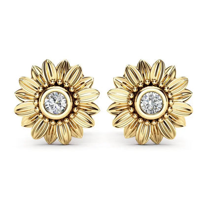 Sunflower Stud Earrings - Eloy Royal