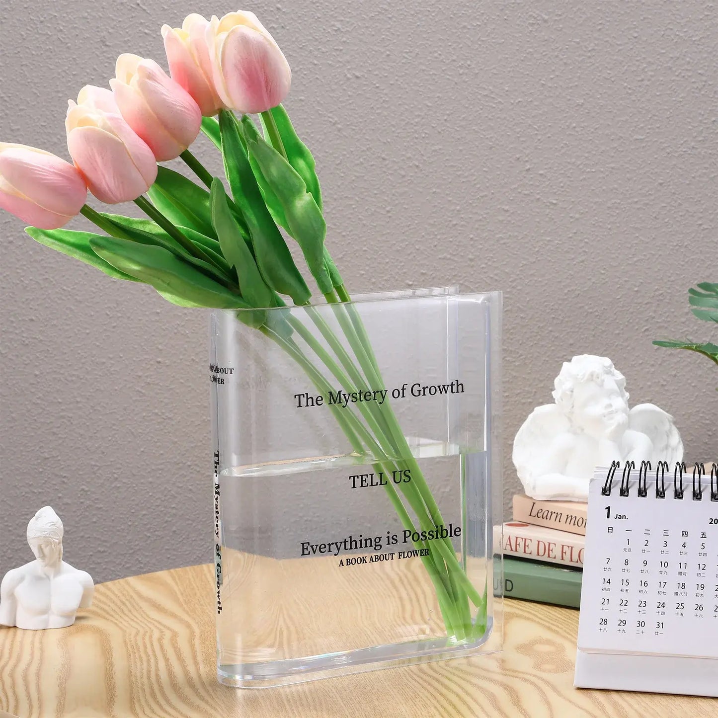 Transparent Book Vase - Eloy Royal