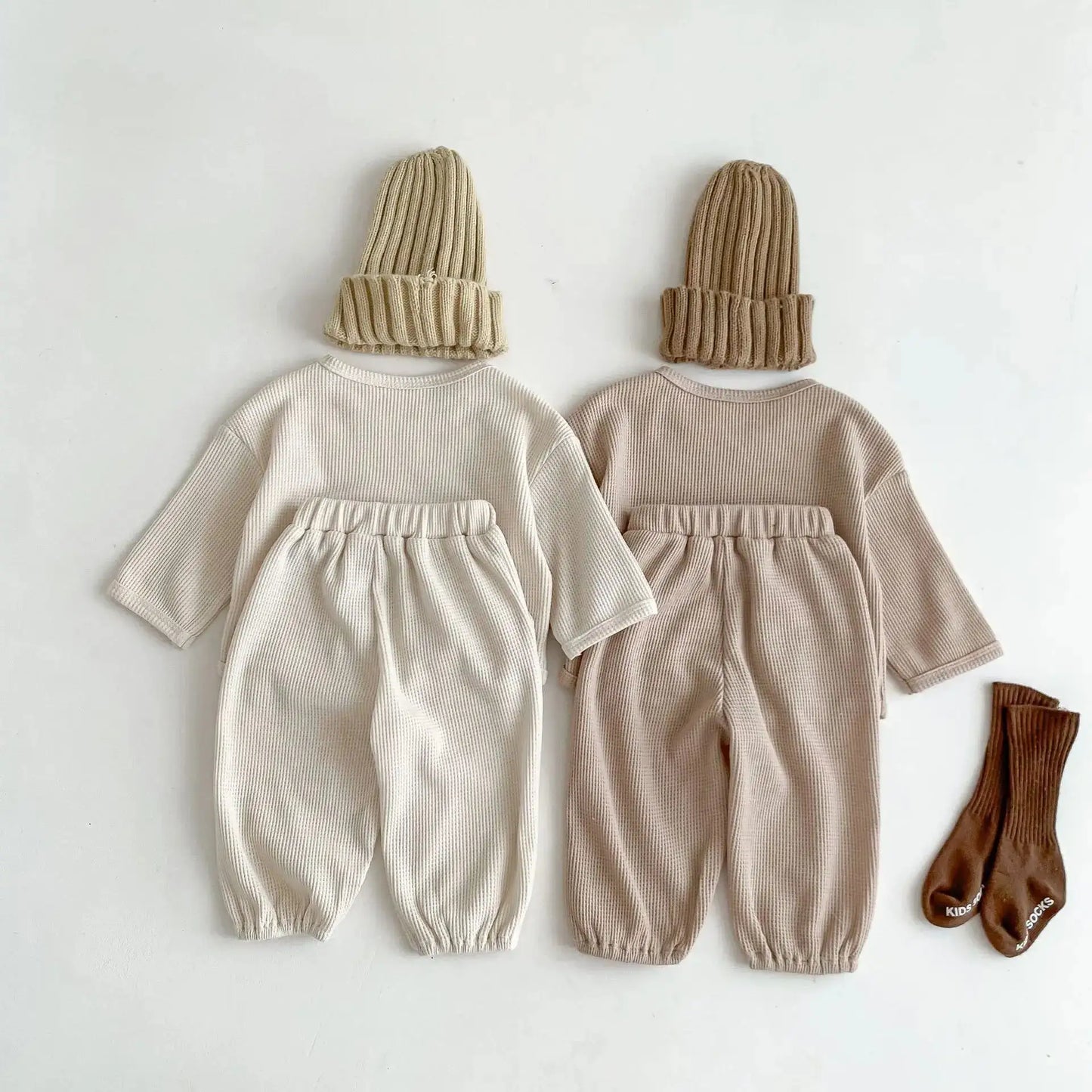 Bear Waffle Toddler Set - Eloy Royal