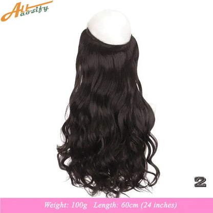 Synthetic No Clip Artificial Hair - Eloy Royal