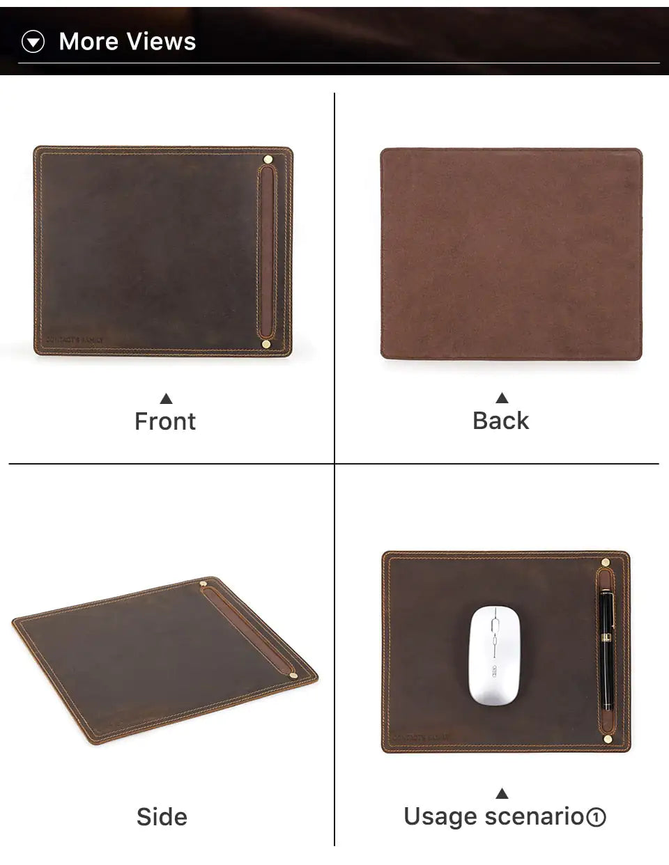 Genuine Leather Mouse Pad - Eloy Royal