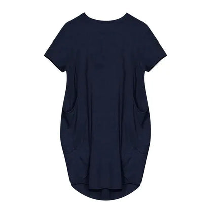 O-Neck Loose Casual Dresses - Eloy Royal