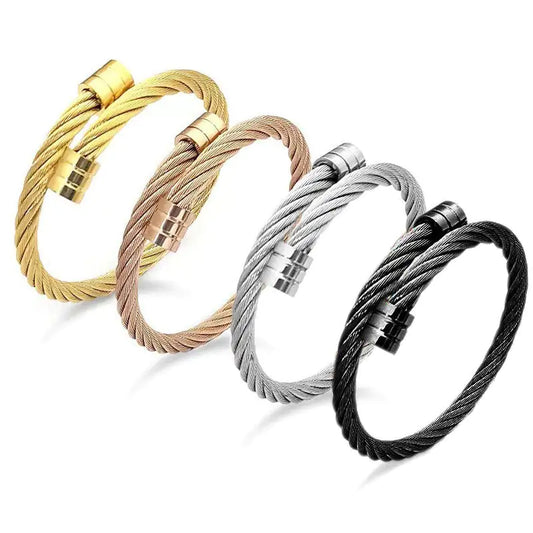 Titanium Steel Wire Bracelet - Eloy Royal