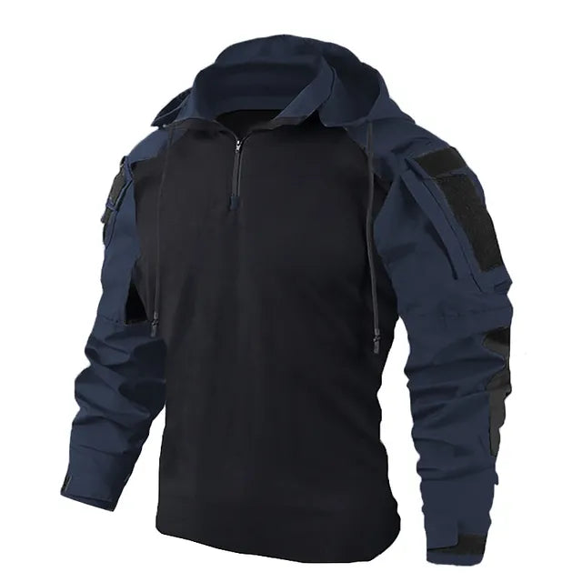 Combat Tactical Shirt Navy Blue L