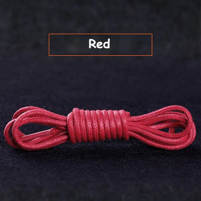 Cotton Waxed Round Shoelaces Set - Eloy Royal