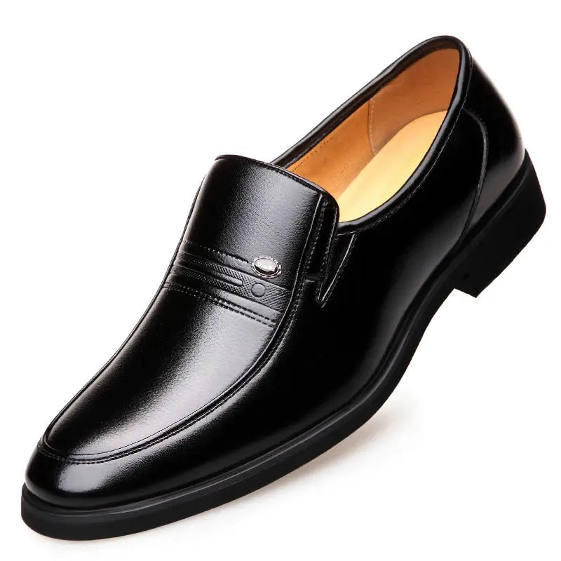 Luxury Business Oxford Leather Shoes Men Breathable Rubber Formal Dress Shoes Male Office Wedding Flats Footwear Mocassin - Eloy Royal