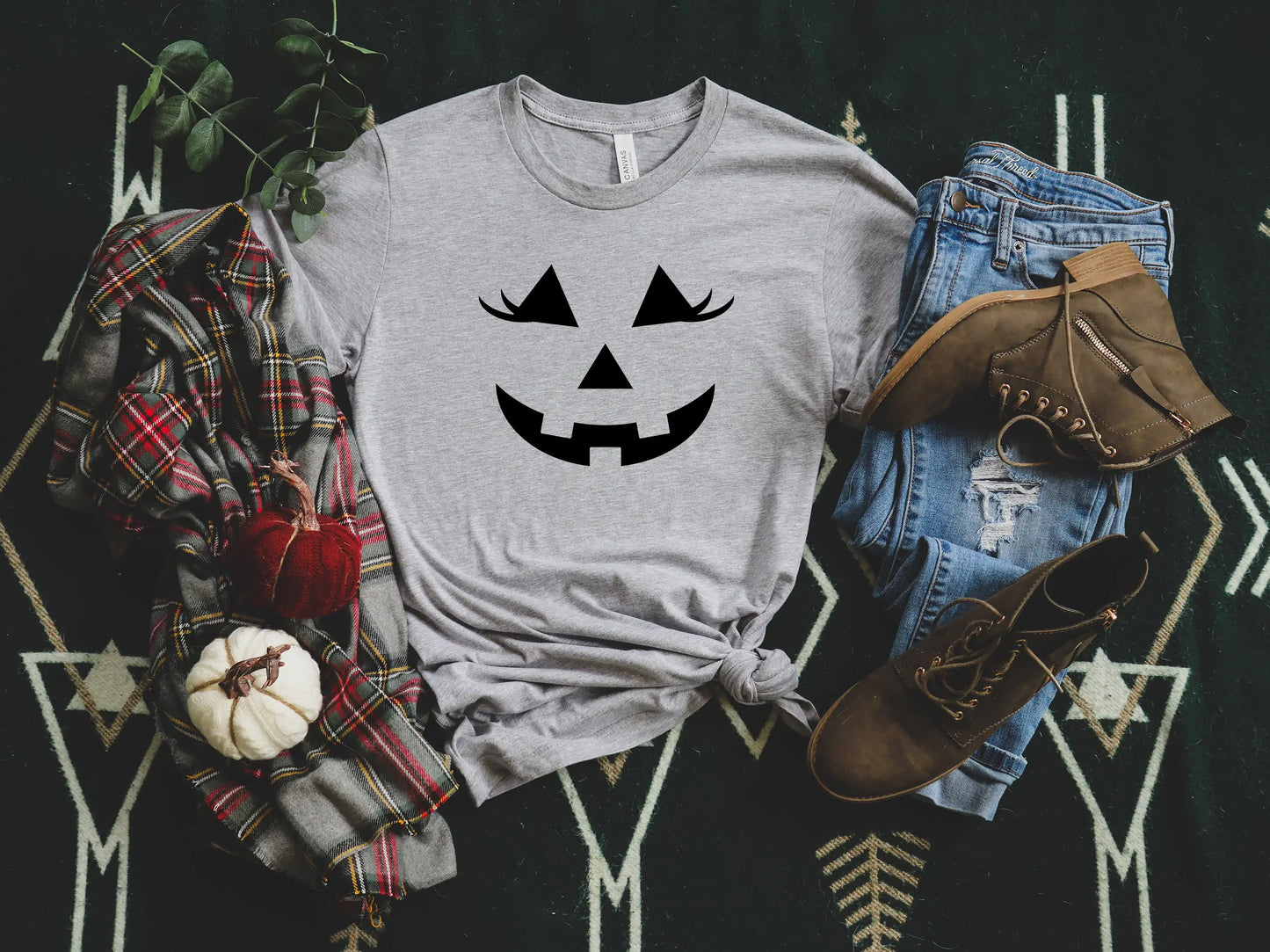 Halloween Pumpkin Face Shirt, Pumpkin Face Shirt, Halloween Outfit - Eloy Royal