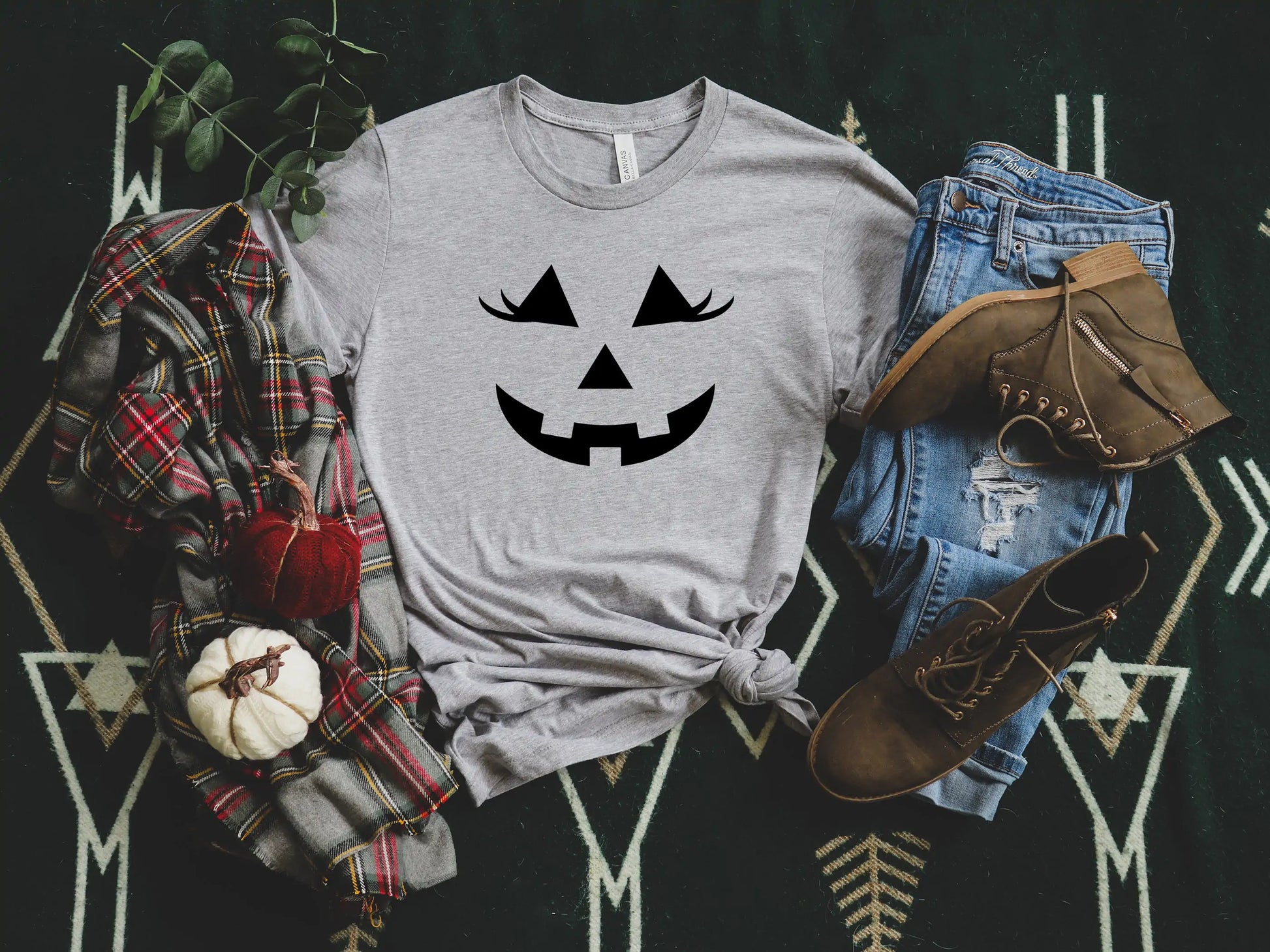 Halloween Pumpkin Face Shirt, Pumpkin Face Shirt, Halloween Outfit - Eloy Royal