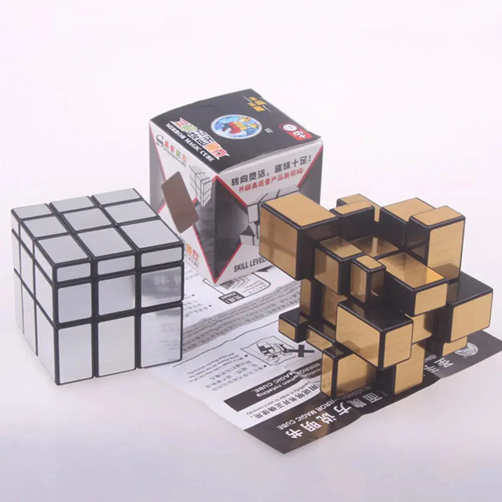 Magic Mirror Cubes Cast Coated Puzzle Professional Speed Magic Cube Magic Education Toys For Children - Eloy Royal