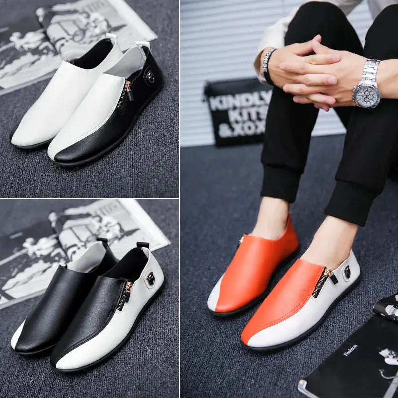 Men Shoes Fashion Comfortable Men Casual Shoes Footwear Chaussures Flats Men Slip on Lazy Shoes Zapatos Hombre Men Loafers - Eloy Royal