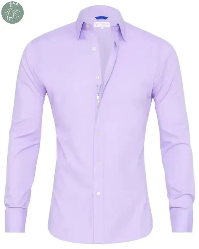 Men's Shirt Zipper Shirt Hidden Fake Button - Eloy Royal