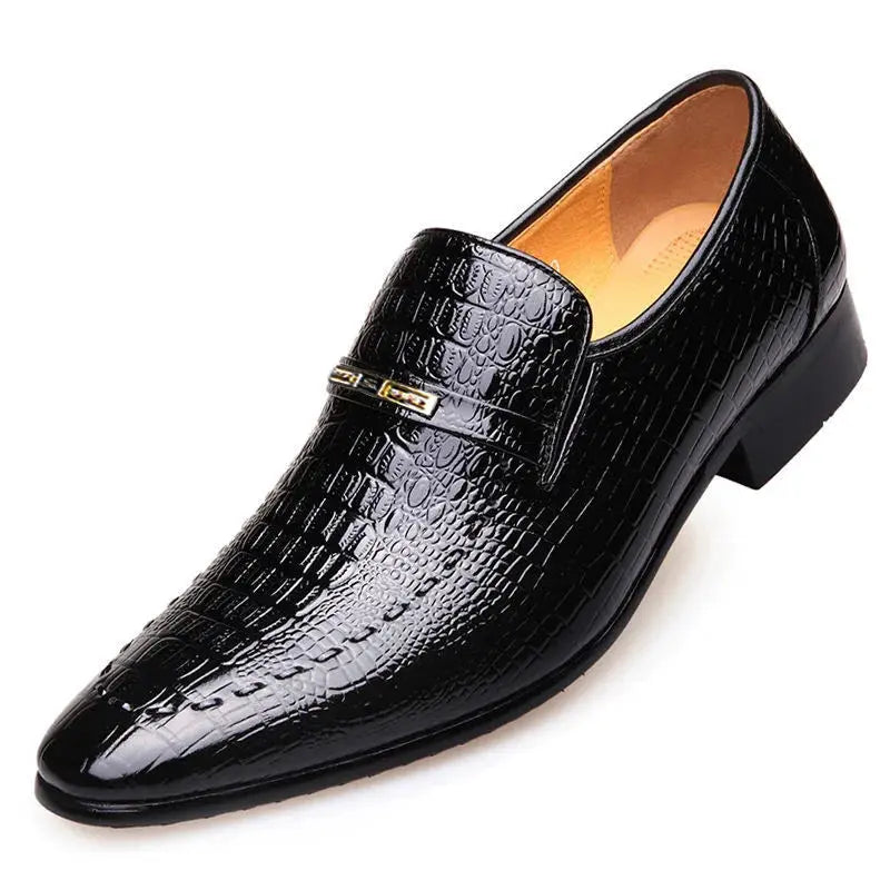 Mens PU Luxury Man Loafers Leather Shoes Top Men Business Dress Casual Social Shoe Male Wedding Footwear Zapatos Hombre - Eloy Royal