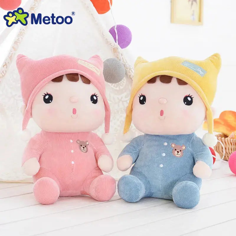 Metoo Doll Cute Cartoon Girls Baby Plush Stuffed Toys Soft Kawaii Lovely Animals For Kid Children Christmas Birthday Gift - Eloy Royal