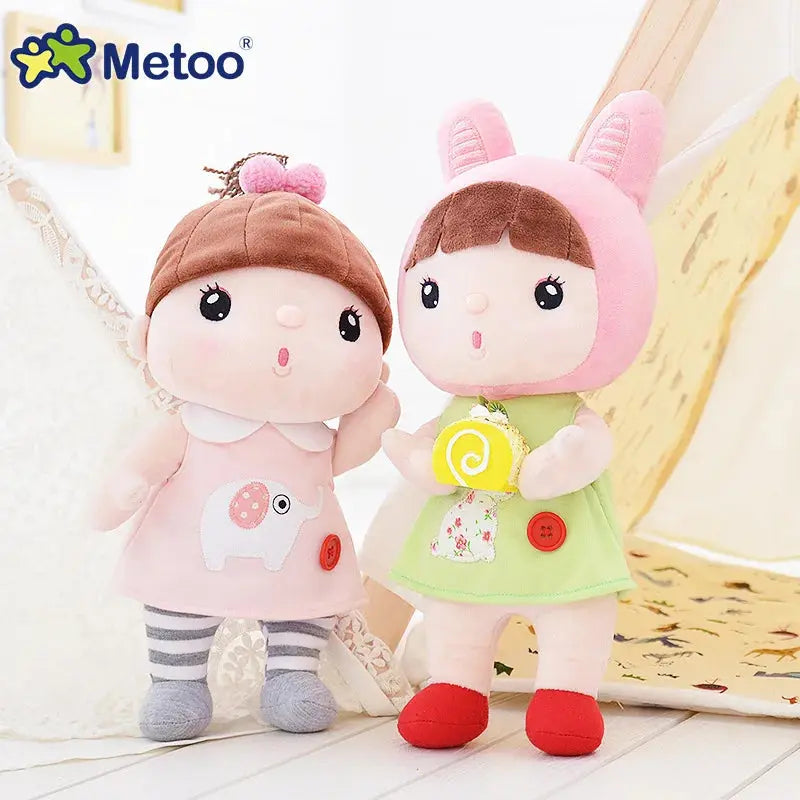 Metoo Doll Cute Cartoon Girls Baby Plush Stuffed Toys Soft Kawaii Lovely Animals For Kid Children Christmas Birthday Gift - Eloy Royal