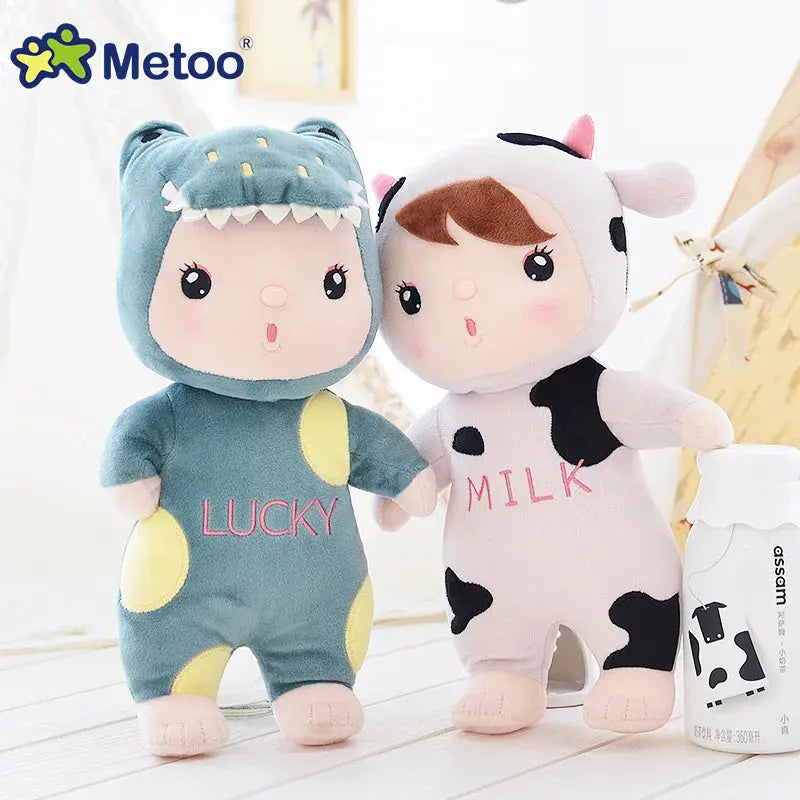 Metoo Doll Cute Cartoon Girls Baby Plush Stuffed Toys Soft Kawaii Lovely Animals For Kid Children Christmas Birthday Gift - Eloy Royal