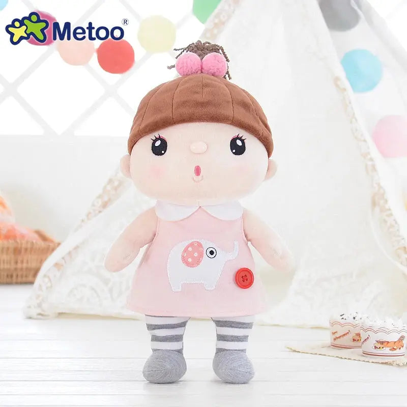 Metoo Doll Cute Cartoon Girls Baby Plush Stuffed Toys Soft Kawaii Lovely Animals For Kid Children Christmas Birthday Gift - Eloy Royal