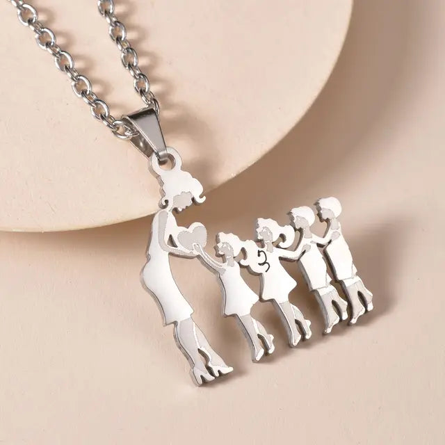 Family Silver Necklaces - Eloy Royal