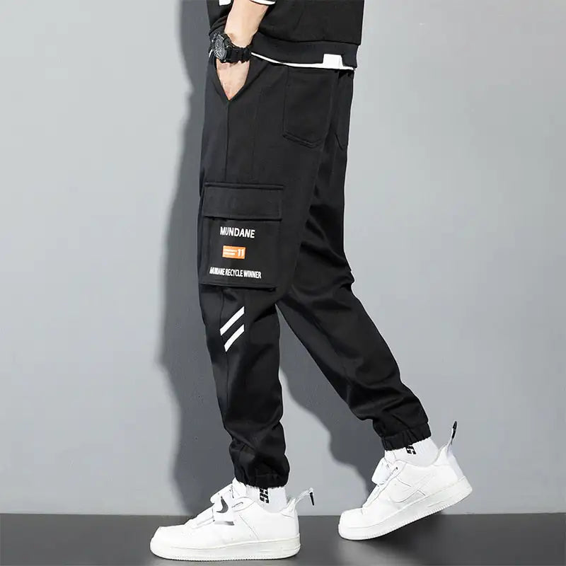 Black Cargo Pants Men - Eloy Royal