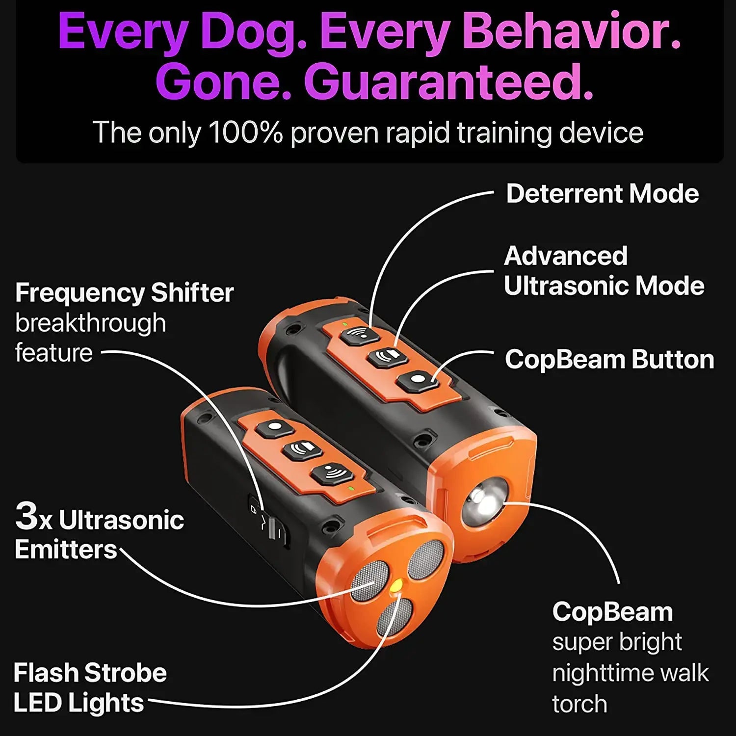 Ultrasonic Pet Training and Deterrent - Eloy Royal