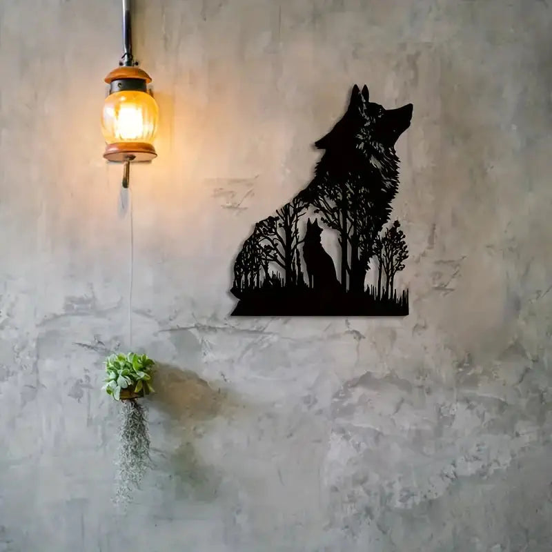 Halloween Black Wolf Wall Decoration - Eloy Royal