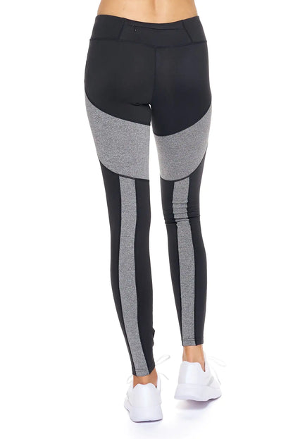 Women's Mid-Rise Calypso Mesh Full Length Leggings