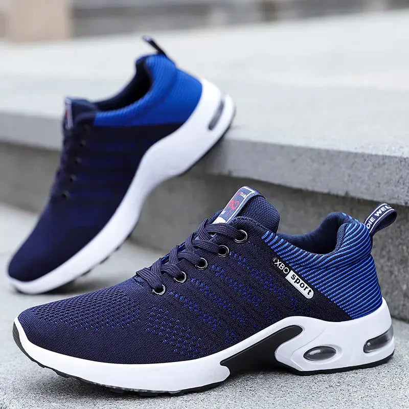 New Men's Sneakers Autumn Winter Male Shoes Breathable Mesh Sport Shoes Comfortable Fashion Men Plus Size Footwear - Eloy Royal