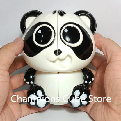 Newest Arrival Zhisheng Yuxin Panda 2x2 Speed Cube Magic Puzzle Professional Cubo Magico Child Brain Teaser Educational Kid Toys - Eloy Royal