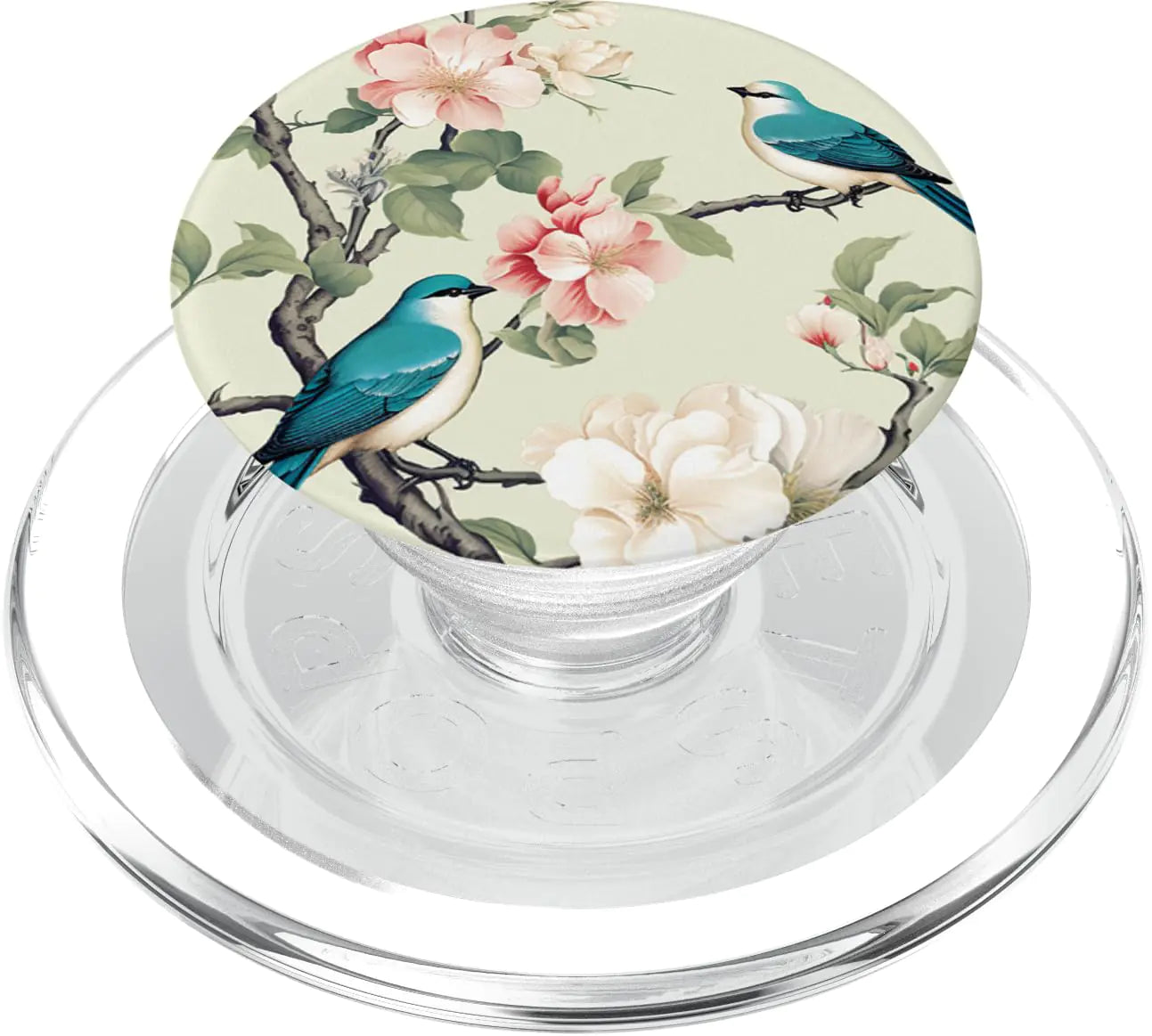 Chinoiserie birds PopSockets PopGrip for MagSafe