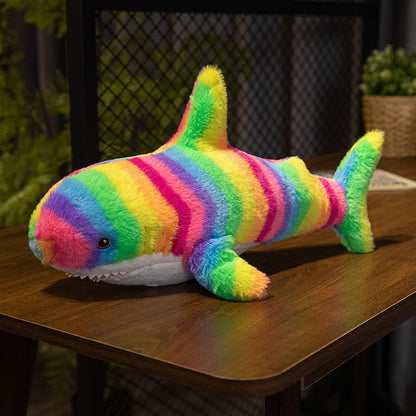 Fashion Simple Shark Throw Pillow Doll Plush Toys