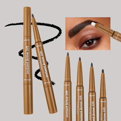 Double-headed Eyebrow Pencil Waterproof Rotation Non-decolorizing