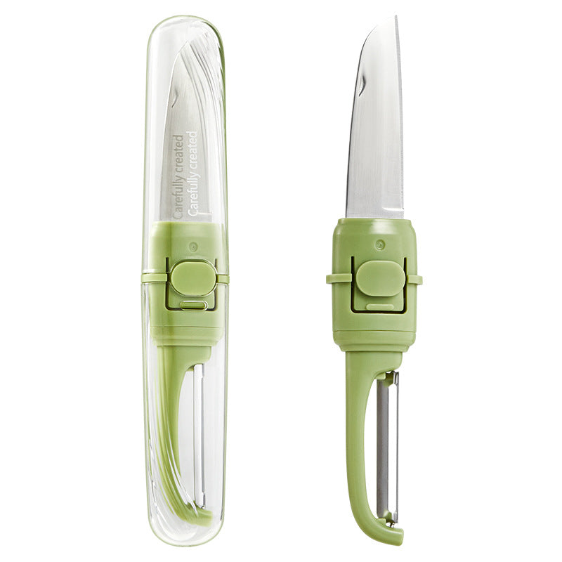 Two-in-one Portable Home Folding Double Head Fruit Knife Peeler - Eloy Royal