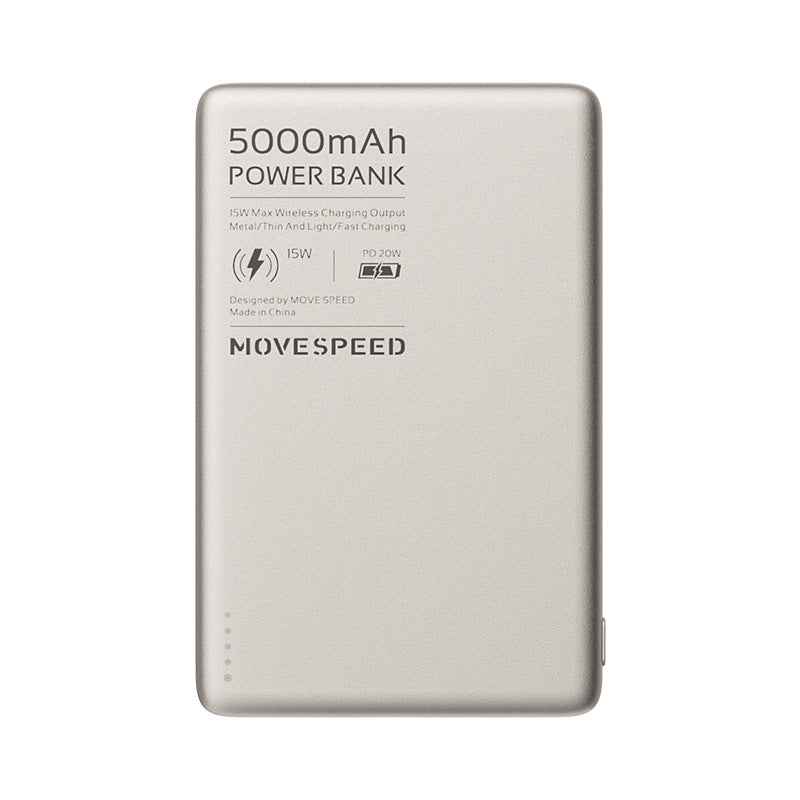 Speed 5000 MA Power Bank Ultra-thin Transparent - Eloy Royal