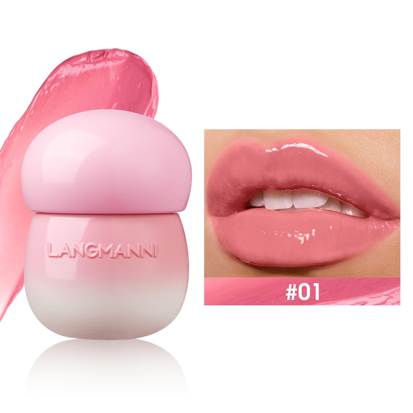 Mushroom Lip Lacquer Moisturizing Lip Gloss Not Oily - Eloy Royal