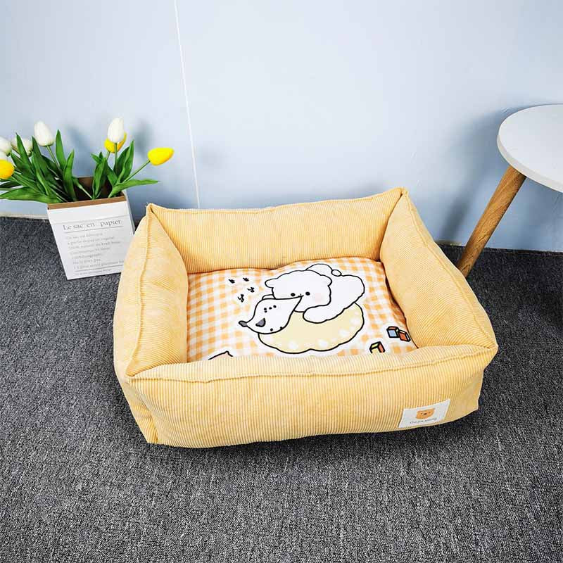 Fabric Craft Printing Square Warm Pet Bed - Eloy Royal