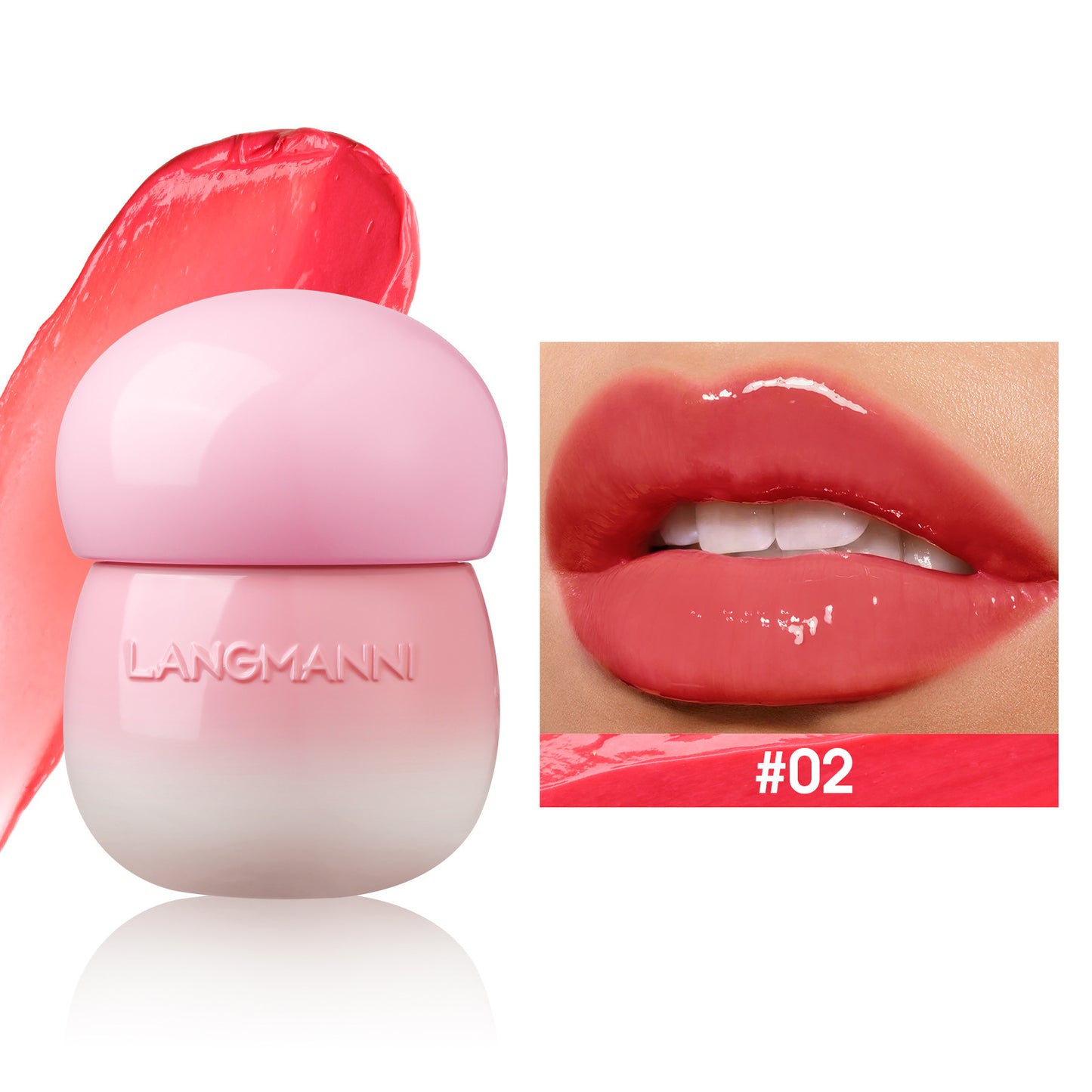 Mushroom Lip Lacquer Moisturizing Lip Gloss Not Oily - Eloy Royal