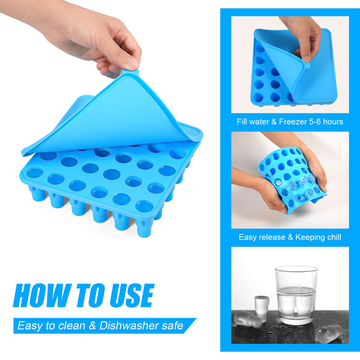 Easily Removable Mold Creative Modeling Ice Tray With Cover - Eloy Royal