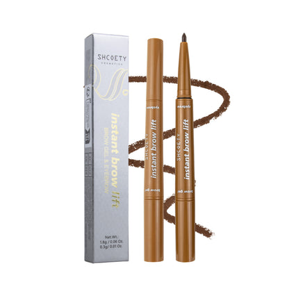 Double-headed Eyebrow Pencil Waterproof Rotation Non-decolorizing