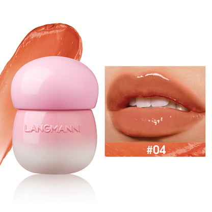 Mushroom Lip Lacquer Moisturizing Lip Gloss Not Oily - Eloy Royal